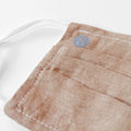 Face Mask | Oxford Pleat | Camel Sweaty Bands Non Slip Headband