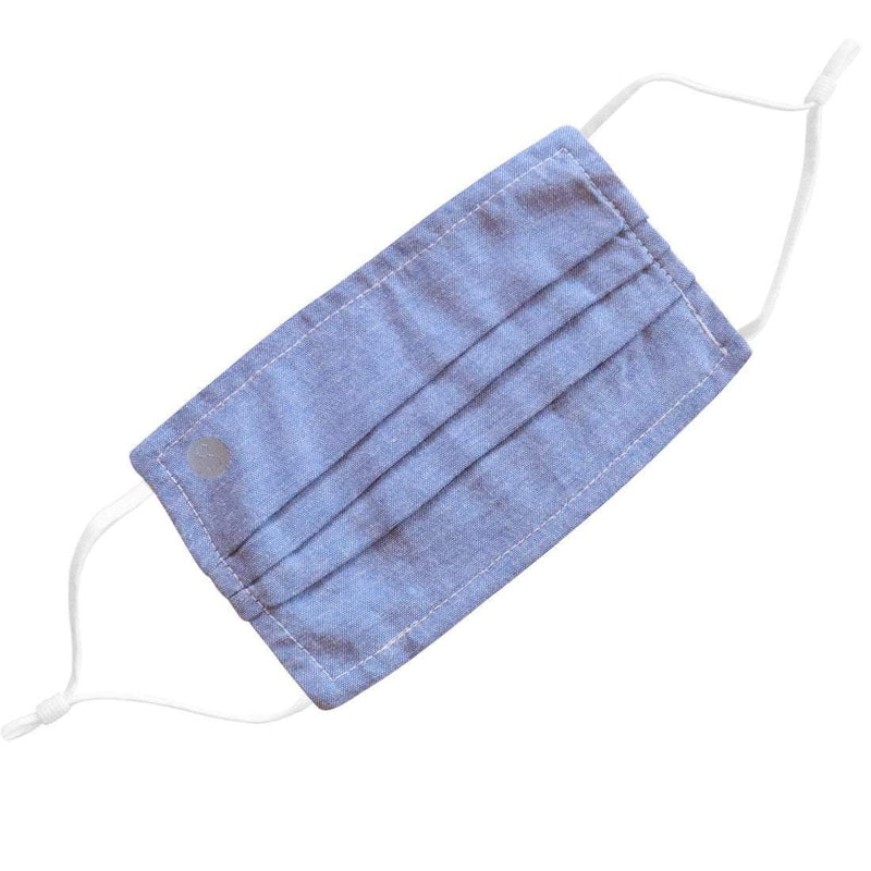 Face Mask | Oxford Pleat | Dark Blue Sweaty Bands Non Slip Headband