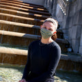 Face Mask | Oxford Pleat | Spruce Sweaty Bands Non Slip Headband