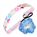 Gift Pack | Donut Give Up | Scrunchie Light Blue Sweaty Bands