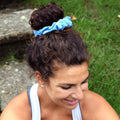 Gift Pack | Donut Give Up | Scrunchie Light Blue Sweaty Bands