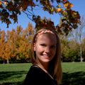 Give Em Pumpkin to Talk About | White | 1 Inch Sweaty Bands Non Slip Headband