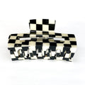 Hair Claw | Checkered | Black, White Sweaty Bands Non Slip Headband