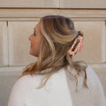 Hair Claw | Checkered | Pink, White Sweaty Bands Non Slip Headband