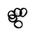 Hair Ties | Seamless Cotton | Black Sweaty Bands Non Slip Headband