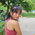 Halloween | Creepin' It Real | Black, Multi | 1 Inch Sweaty Bands Non Slip Headband