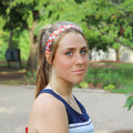 Halloween | Give Em Pumpkin to Talk About | White, Multi | 1 Inch Sweaty Bands Non Slip Headband