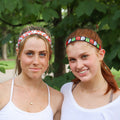 Halloween | Give Em Pumpkin to Talk About | White, Multi | 1 Inch Sweaty Bands Non Slip Headband