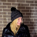 Hats | PomPom | Black Sweaty Bands Non Slip Headband