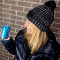 Hats | PomPom | Black, Pink Sweaty Bands Non Slip Headband