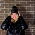 Hats | PomPom | Black Sweaty Bands Non Slip Headband