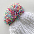 Hats | PomPom | White, Multi Sweaty Bands Non Slip Headband