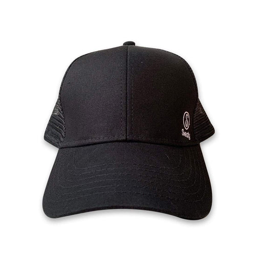 Hats | Sweaty Baseball Hat | Black, Black Sweaty Bands Non Slip Headband