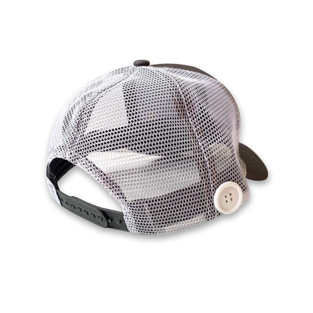 Hats | Sweaty Baseball Hat with Buttons | Grey Sweaty Bands Non Slip Headband