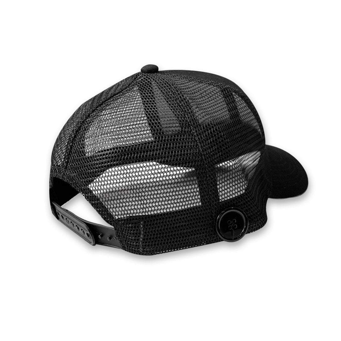 Hats | Sweaty Hat with Buttons | Black, Black Sweaty Bands Non Slip Headband