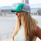 Hats | Sweaty Hat with Buttons | Green Sweaty Bands Non Slip Headband