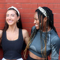 Headband | Animal Print | Ivory, Black, Yellow Sweaty Bands Non Slip Headband