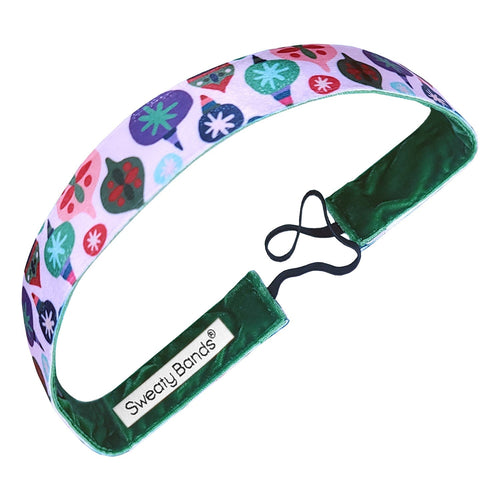 Holiday | Deck the Halls | Multi | 1 Inch Sweaty Bands Non Slip Headband
