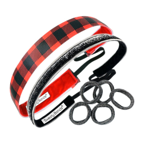 Holiday Gift Pack | Mad for Plaid Sweaty Bands Non Slip Headband
