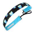 Hooty Tooty Owls Black Sweaty Bands Non Slip Headband