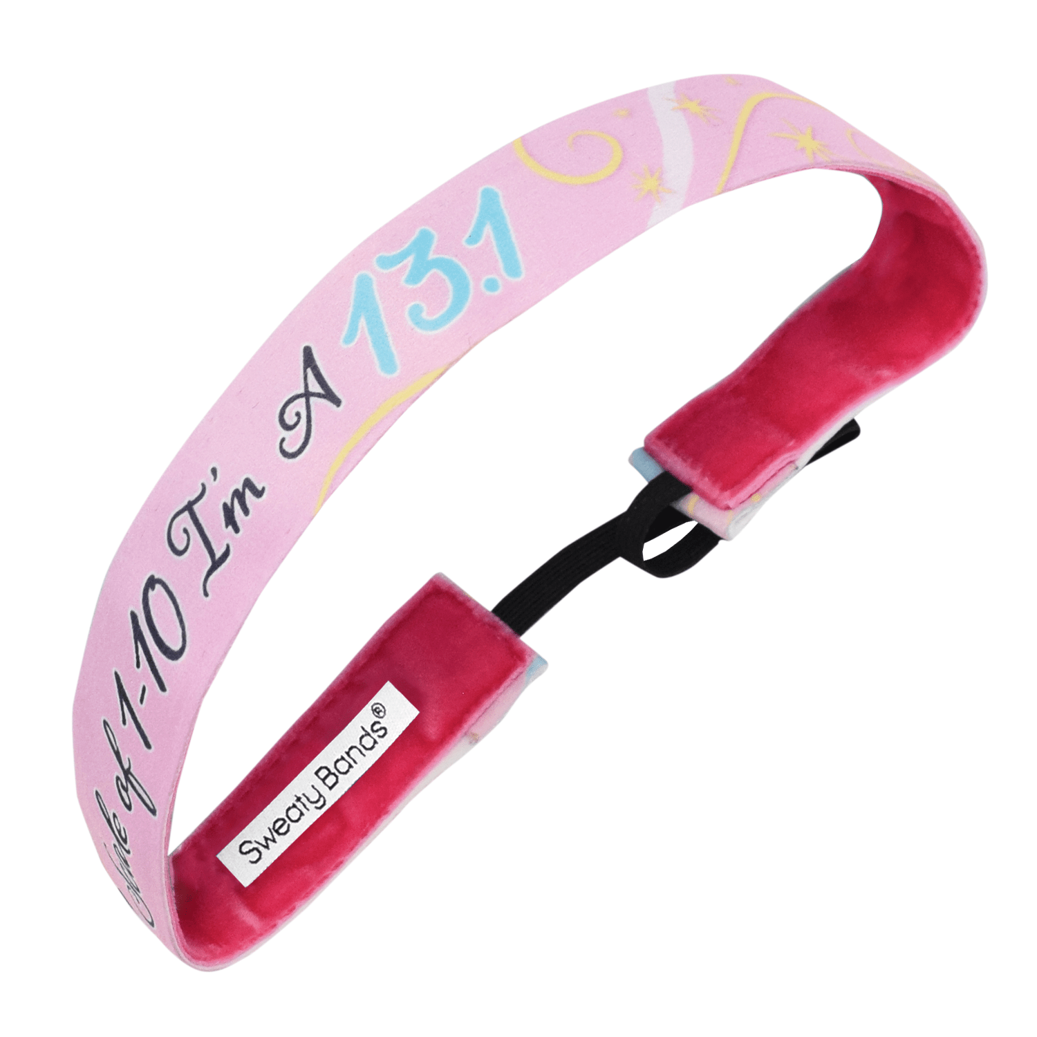 I'm A 13.1 | Pink | 1 Inch Sweaty Bands Non Slip Headband