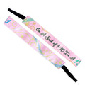 I'm A 13.1 | Shimmer | Pink | 1 Inch Sweaty Bands Non Slip Headband