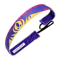 Ice Princess Purple Sweaty Bands Non Slip Headband