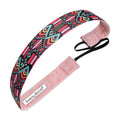 Light Speed | Black, Pink | 1 Inch Sweaty Bands Non Slip Headband