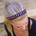 Lightning Strikes | Black, Multi | 1 Inch Sweaty Bands Non Slip Headband
