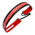 Lil' Bow Peep | Red, Black  | 1 Inch Sweaty Bands Non Slip Headband