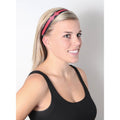 Lil' Bow Peep | Red, Black  | 1 Inch Sweaty Bands Non Slip Headband