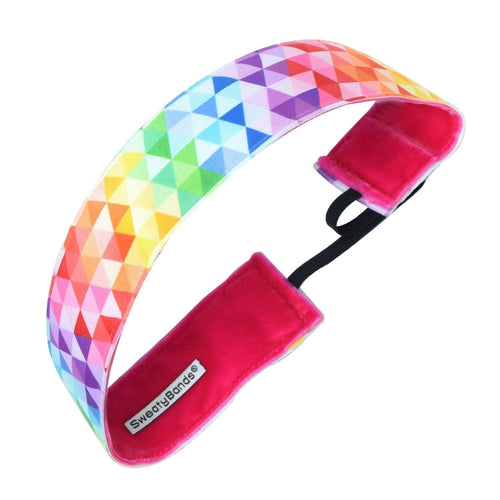 Love Triangle | Multi | 1.5 Inch Sweaty Bands Non Slip Headband