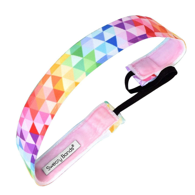 Love Triangle | Multi | 1 Inch Sweaty Bands Non Slip Headband