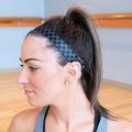 Luna | Black | 1 Inch Sweaty Bands Non Slip Headband