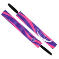 Mad Cat | Pink, Purple | 1 Inch Sweaty Bands Non Slip Headband
