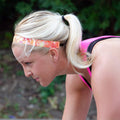 Matrix | Orange | 1 Inch Sweaty Bands Non Slip Headband