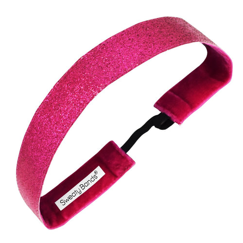 Metallic Shimmer | Bright Pink | 1 Inch