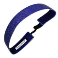 Metallic Shimmer | Navy | 1 inch Sweaty Bands Non Slip Headband