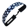 Mini Daisies | Navy, White | 1 Inch Sweaty Bands Non Slip Headband