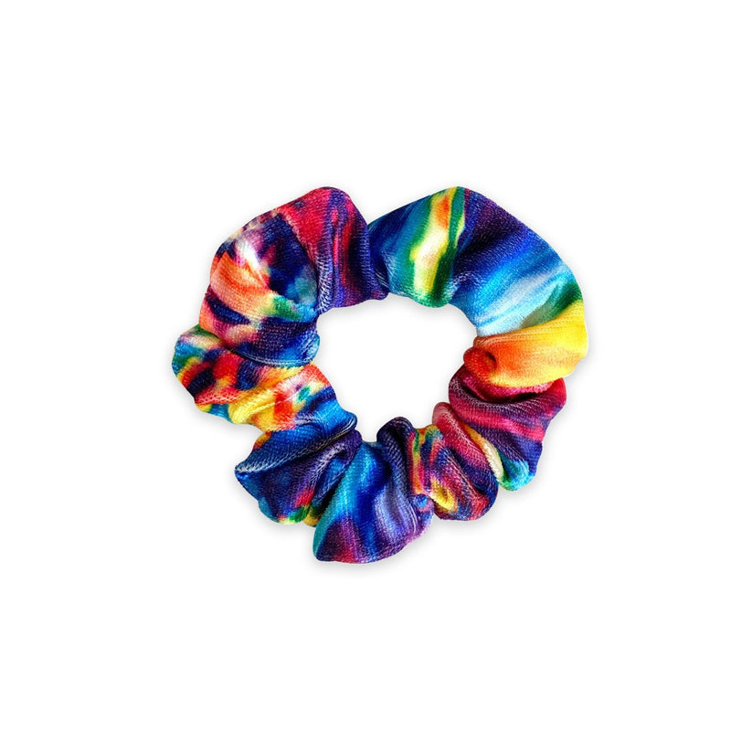 Mini Scrunchie | Rainbow Swirl
