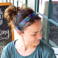 Onward and Upward | Purple | 1 Inch Sweaty Bands Non Slip Headband