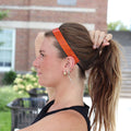 Petite | Bling | Glitterati | Orange | 1 Inch Sweaty Bands Non Slip Headband