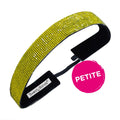 Petite | Bling | Glitterati | Yellow | 1 Inch Sweaty Bands Non Slip Headband