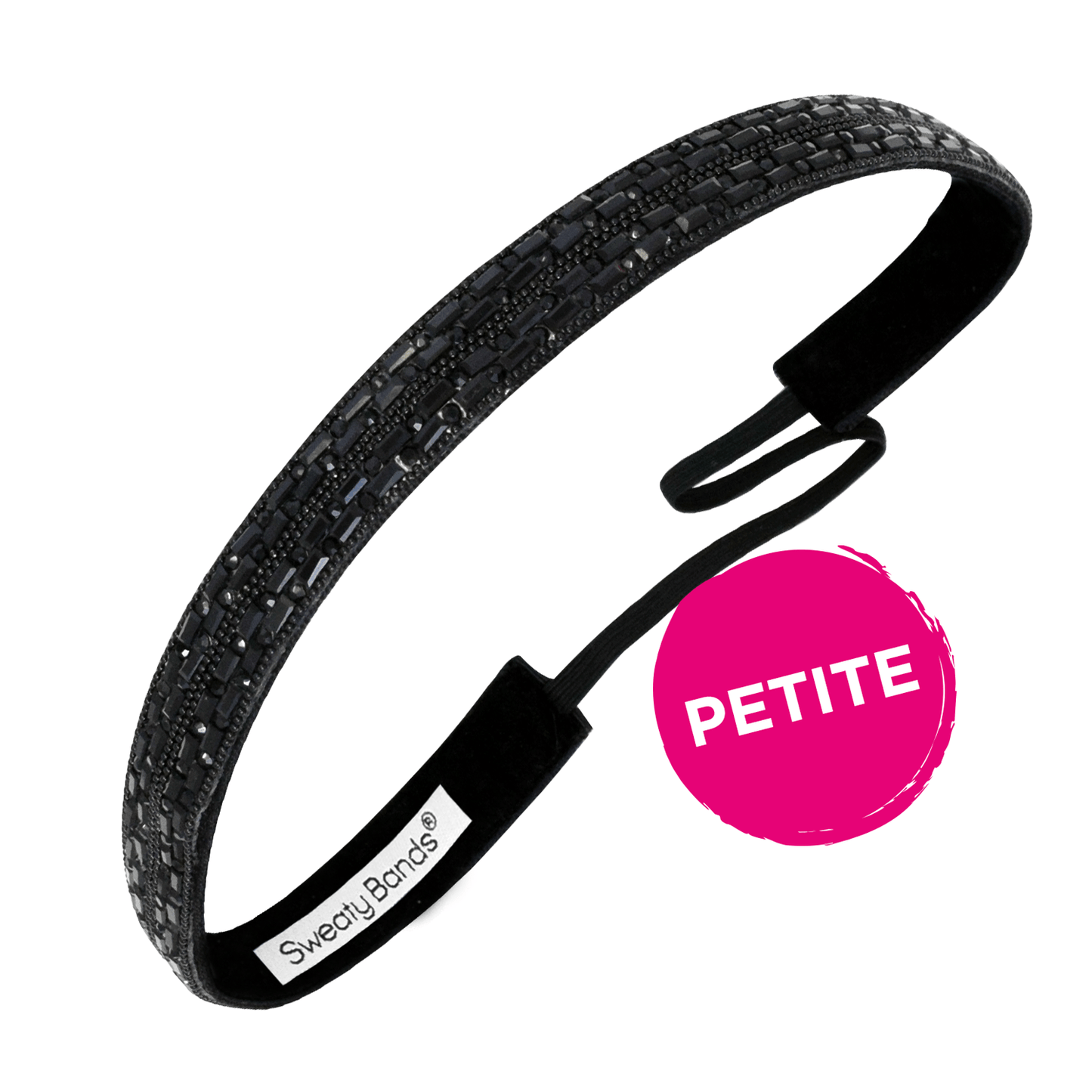 Petite | Bling It | Always in Style | Black | 5/8 Inch Sweaty Bands