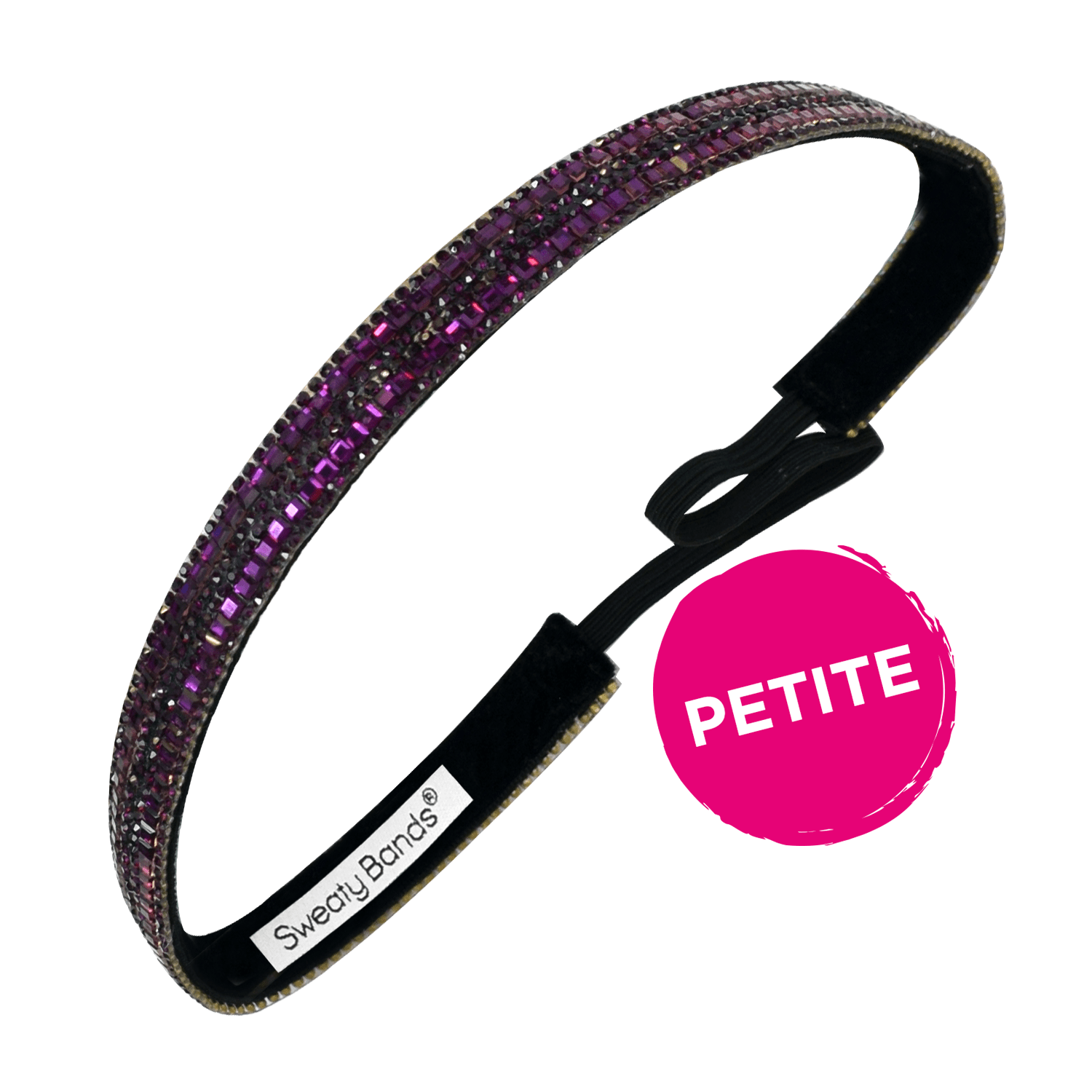 Petite | Bling It | Dazzle Me | Purple | 5/8 Inch Sweaty Bands