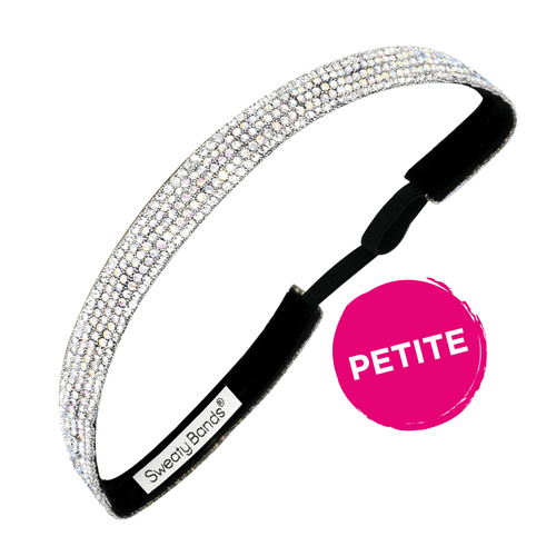 Petite | Bling It | Princess Tiara | Iridescent | 5/8 Inch Sweaty Bands