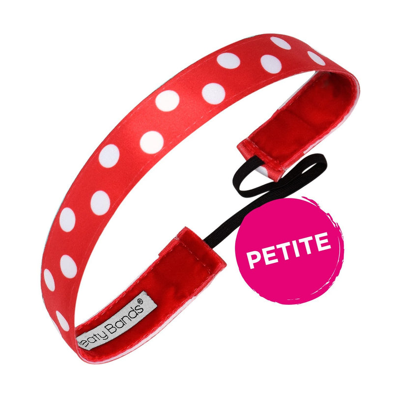 Petite Do the Polka Dots Red, White Sweaty Bands Non Slip Headband