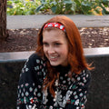 Petite | Holiday | Santa Baby | Red | 1 Inch Sweaty Bands Non Slip Headband