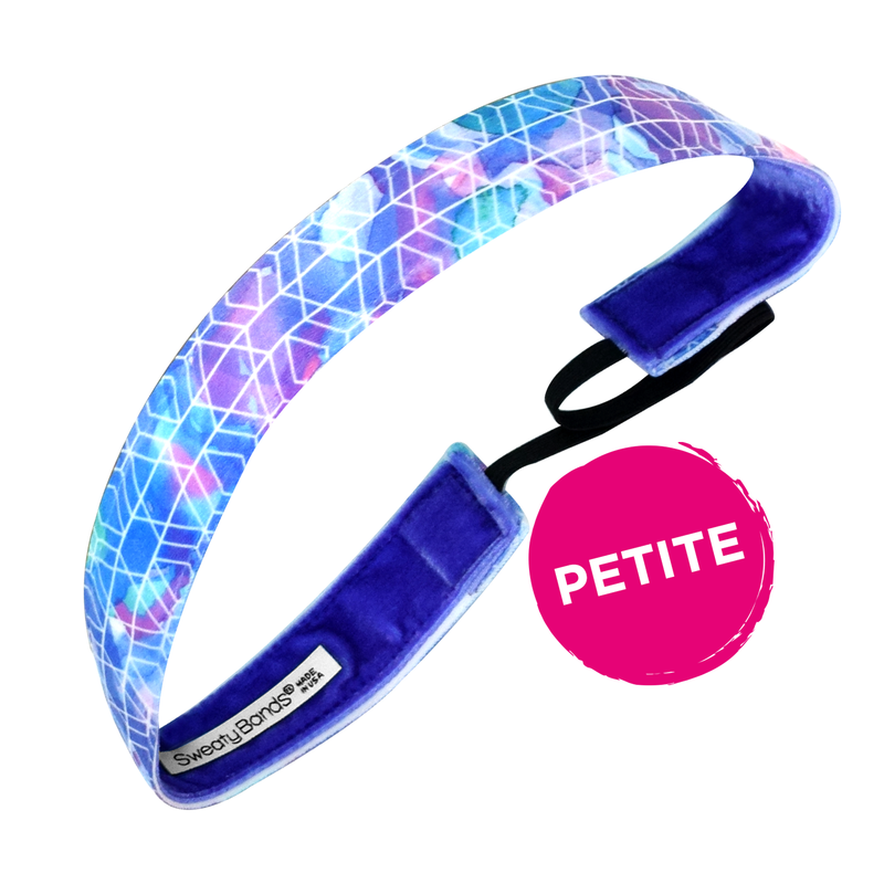 Petite | Matrix | Purple | 1 Inch Sweaty Bands