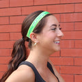 Petite | Small but Mighty | Green | 1 Inch Sweaty Bands Non Slip Headband